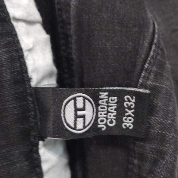 Jordan Craig Distressed Straight Jeans. Size 36X32 - Picture 8 of 8